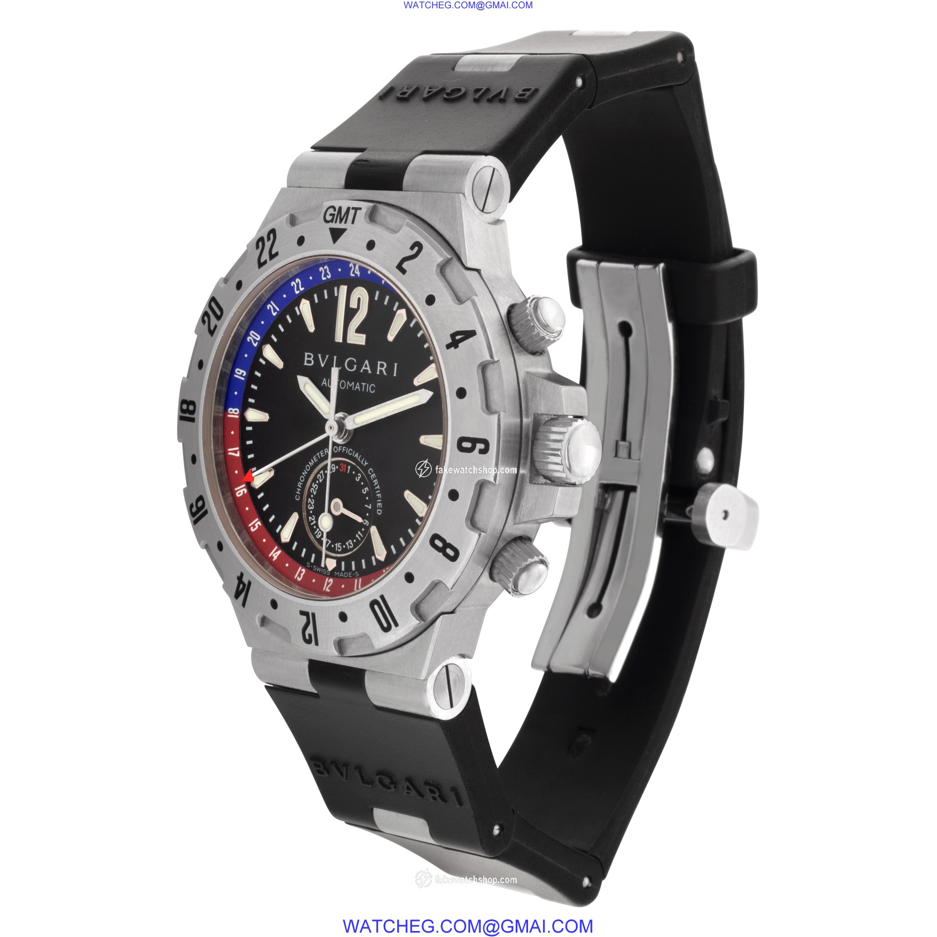 Bvlgari GMT40S Diagono Professional Automatic Male Stainless Steel 3