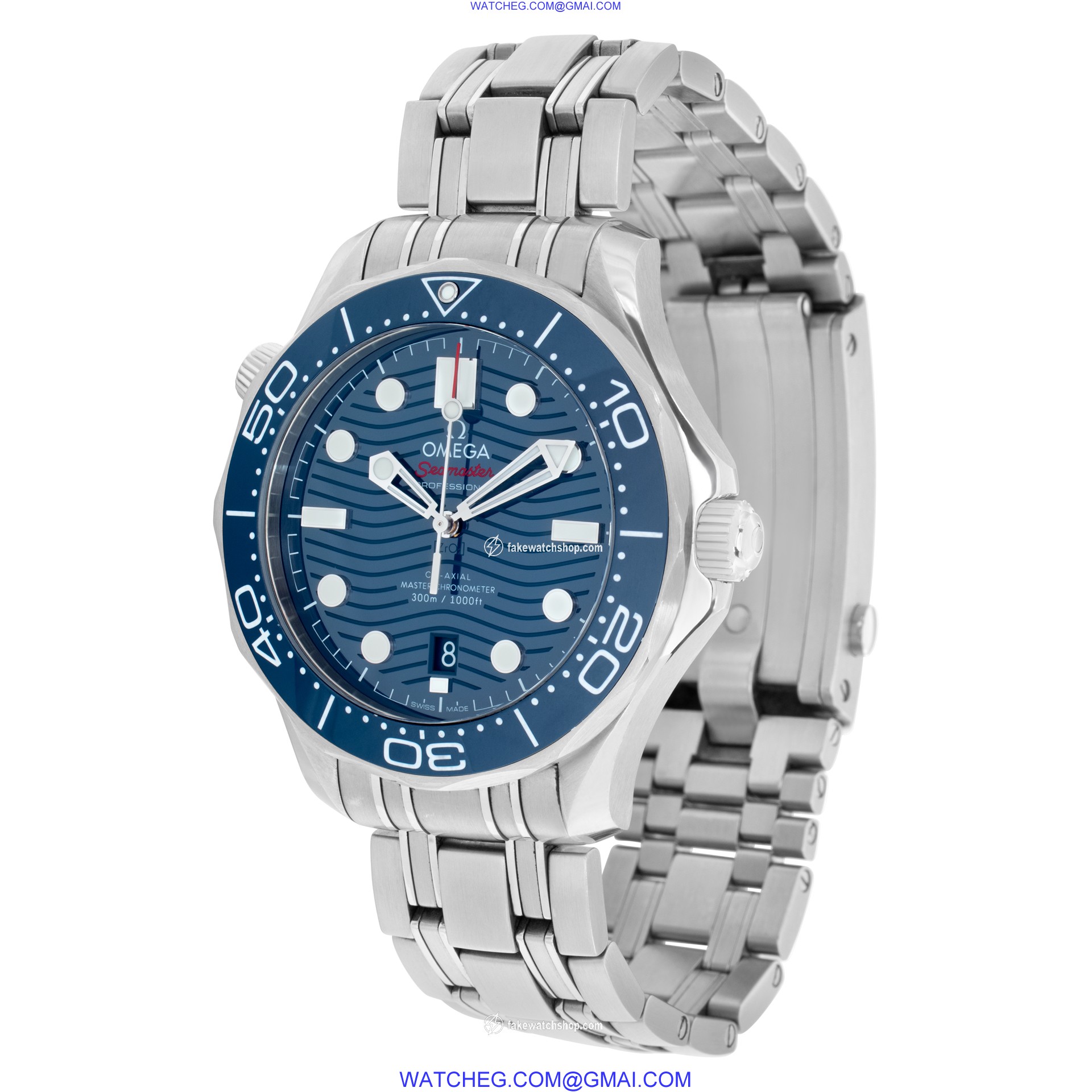 Omega 21030422003001 Seamaster Co-Axial Automatic Male Stainless Steel 3