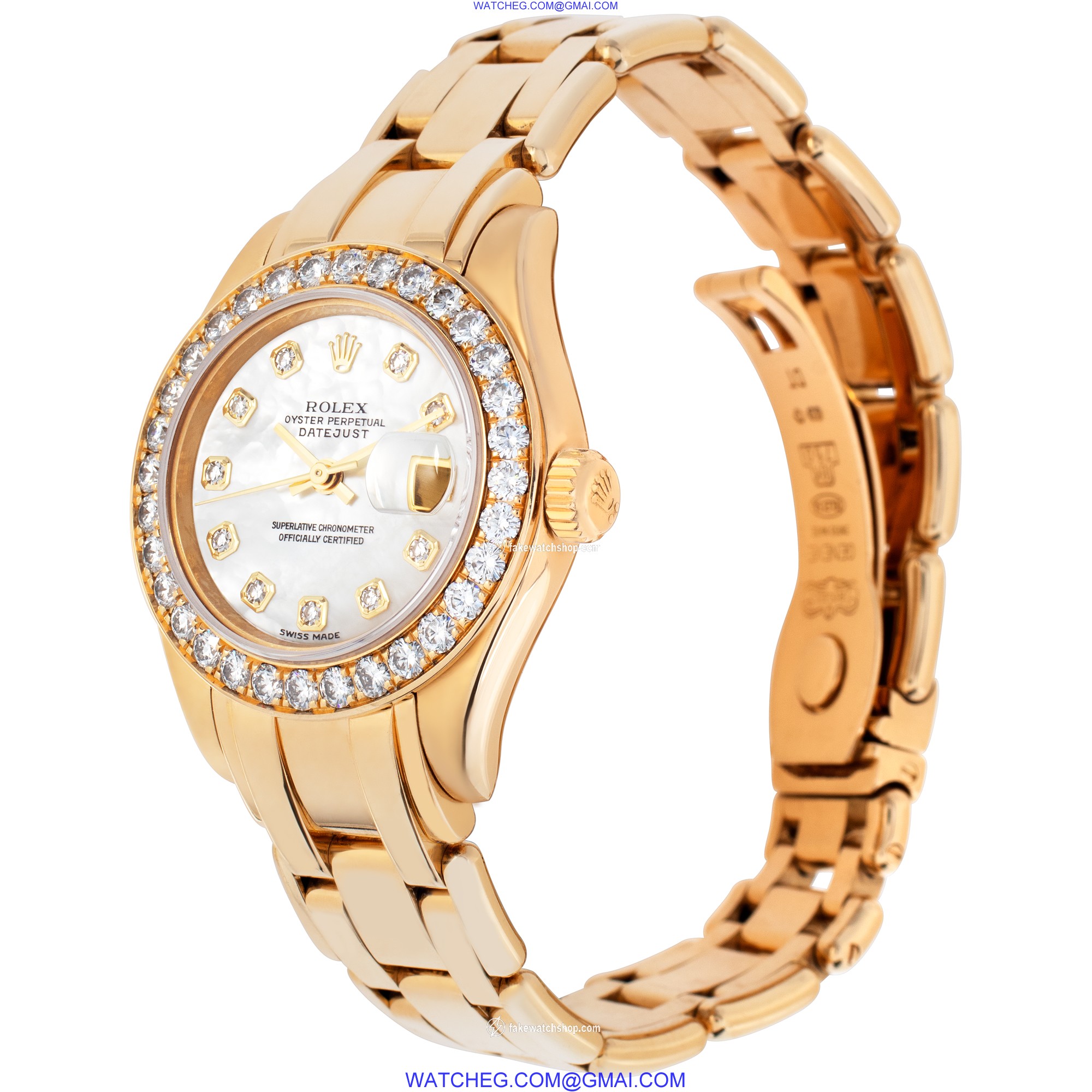 Rolex 80298 Pearlmaster Automatic Female 18k yellow gold 3