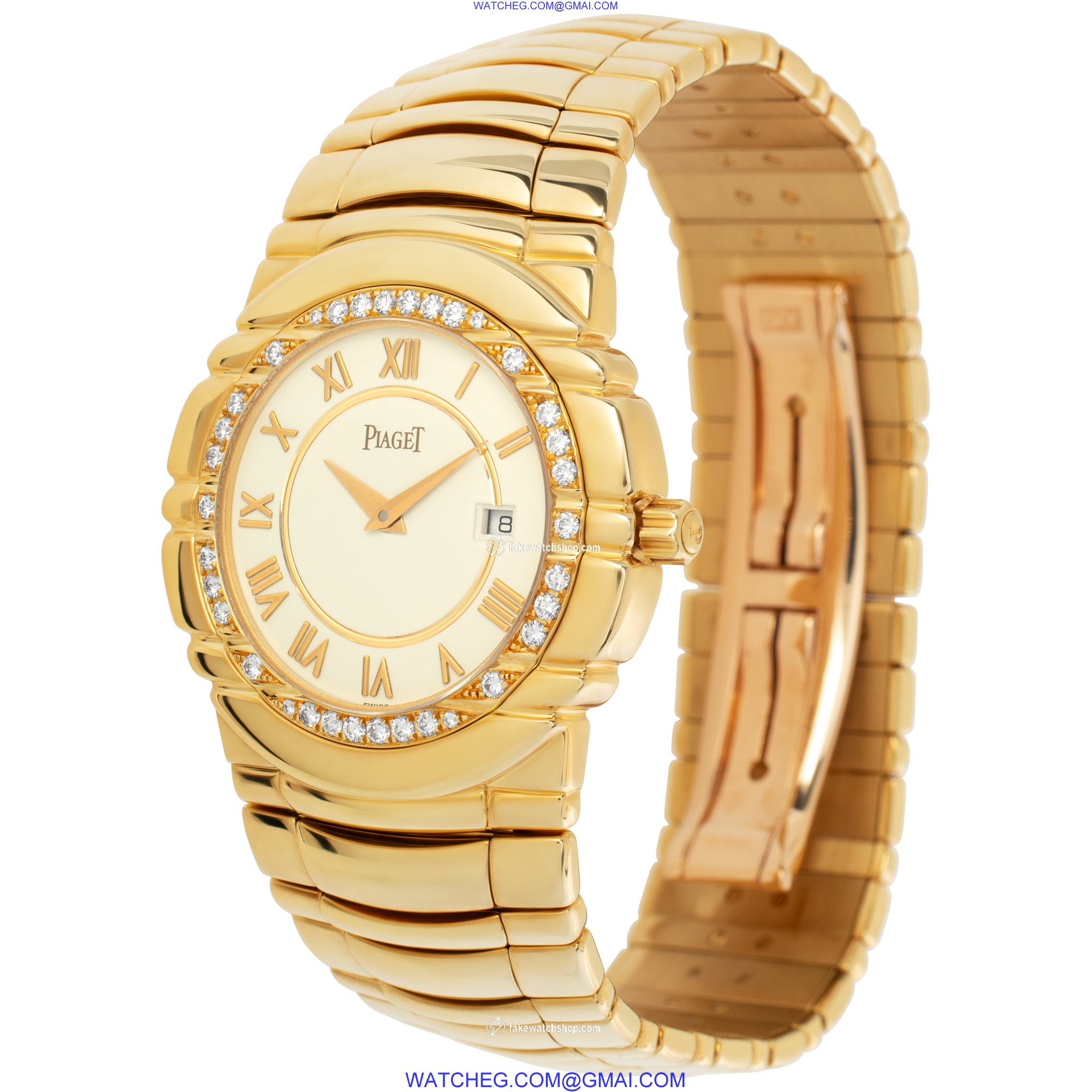Piaget 17043 m 401 D Tanagra Quartz Unisex 18k yellow gold 3