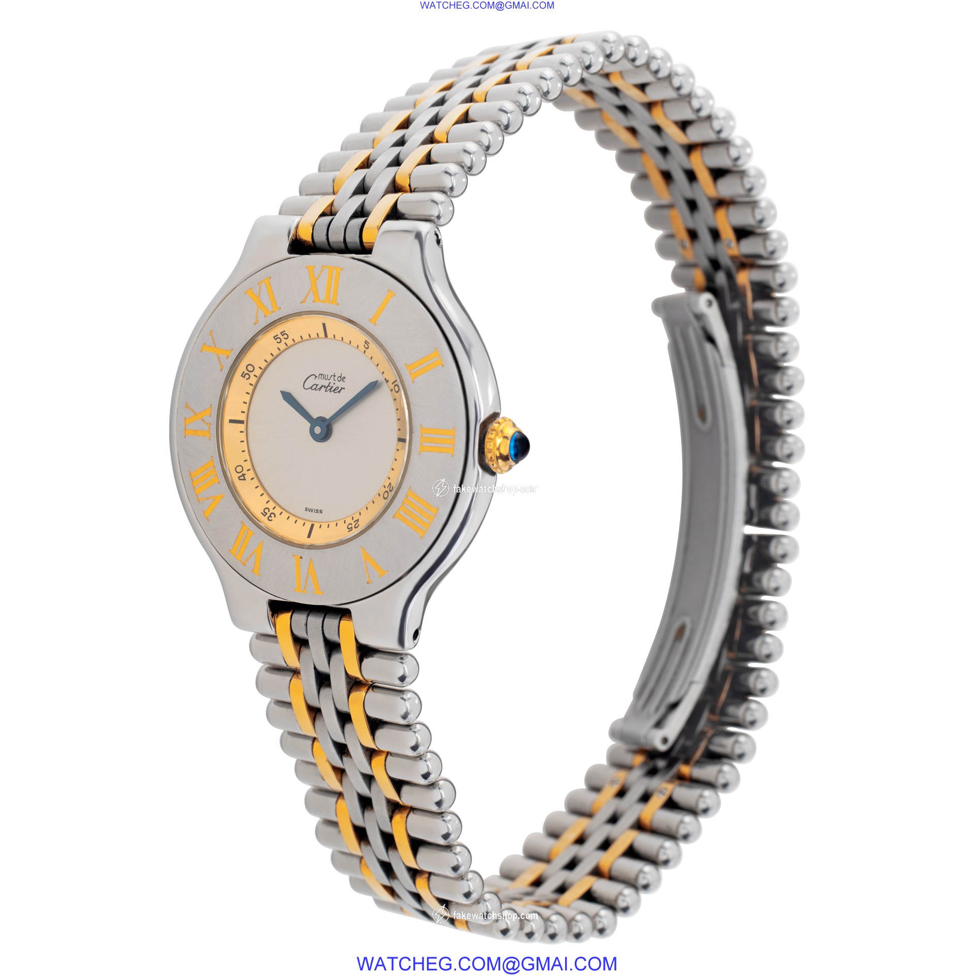 Cartier 1330 Must de Quartz Female Stainless Steel 3