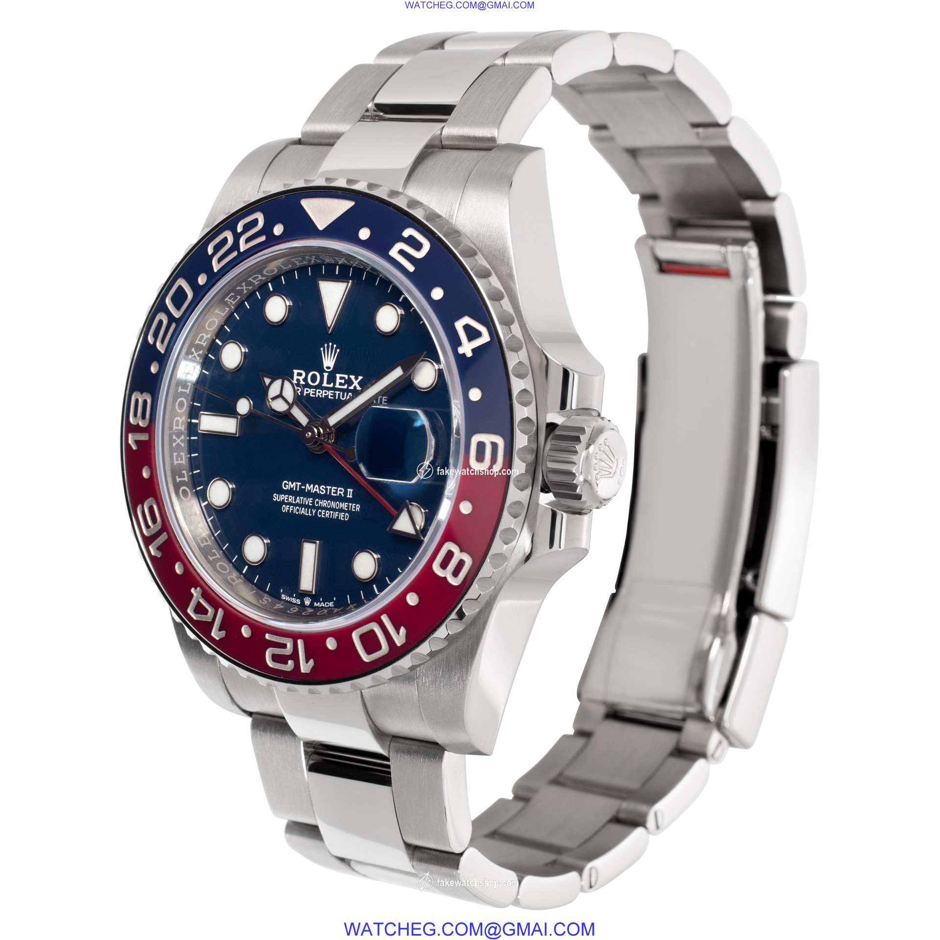 Rolex 126719BLRO GMT-Master II Automatic Male 18k White Gold 3