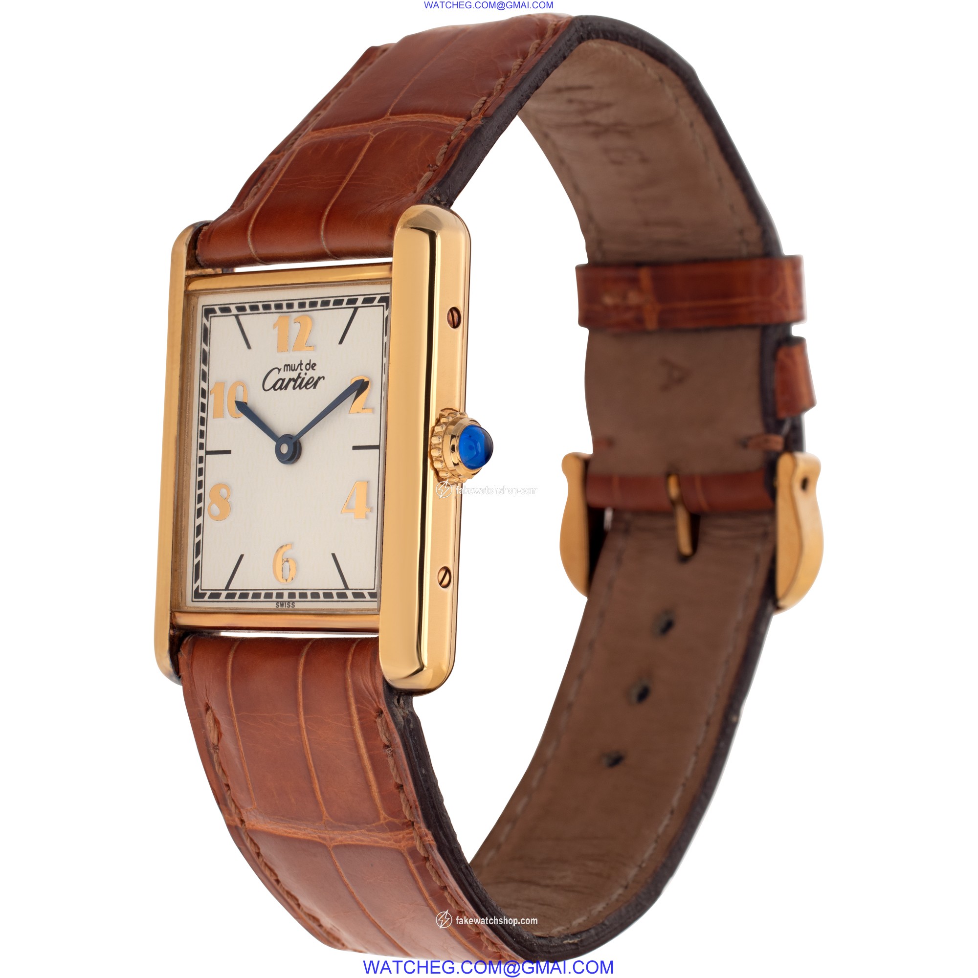 Cartier 161725 Tank Quartz Female plaque 3