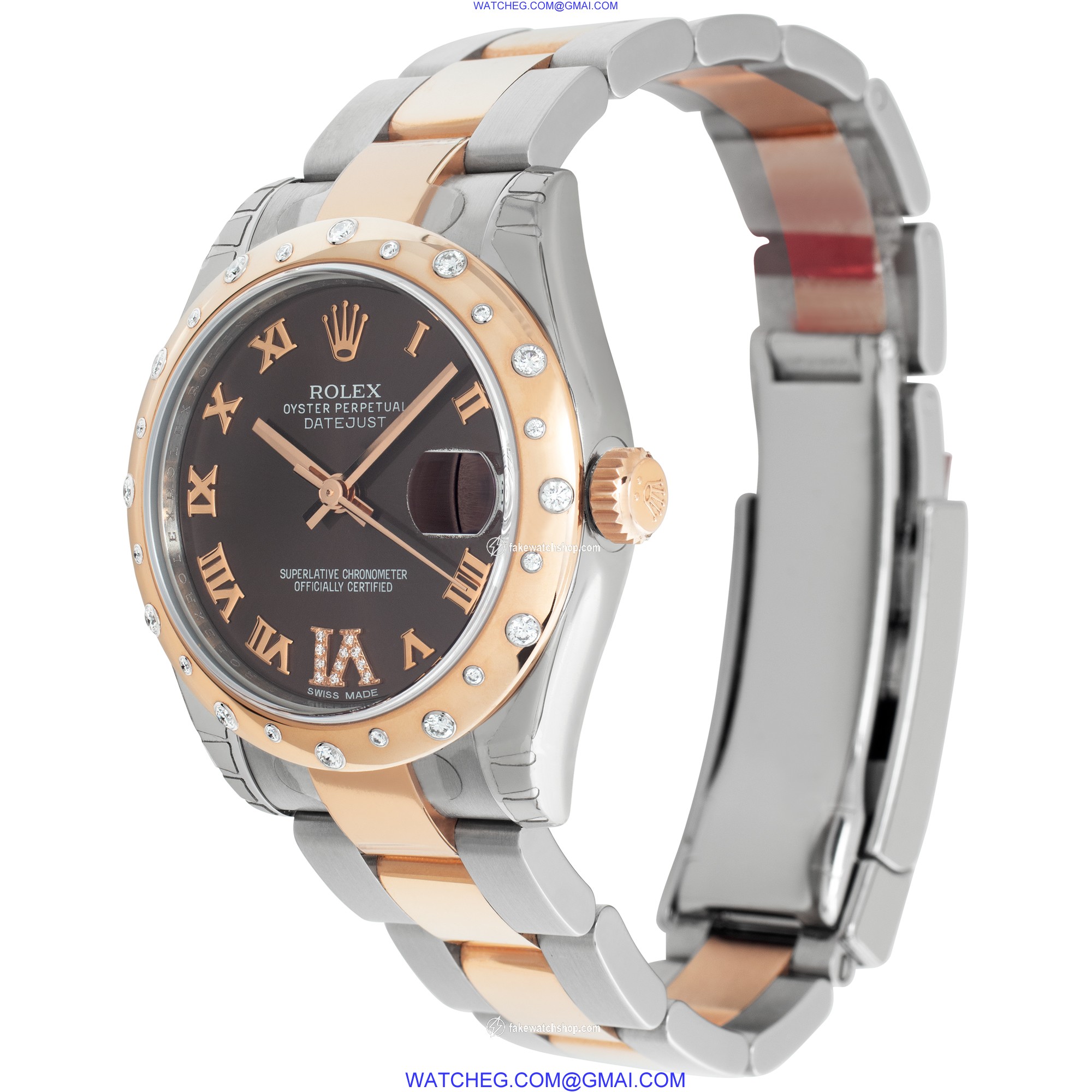 Rolex 178341 Datejust Automatic Female 18k rose gold & stainless steel 3