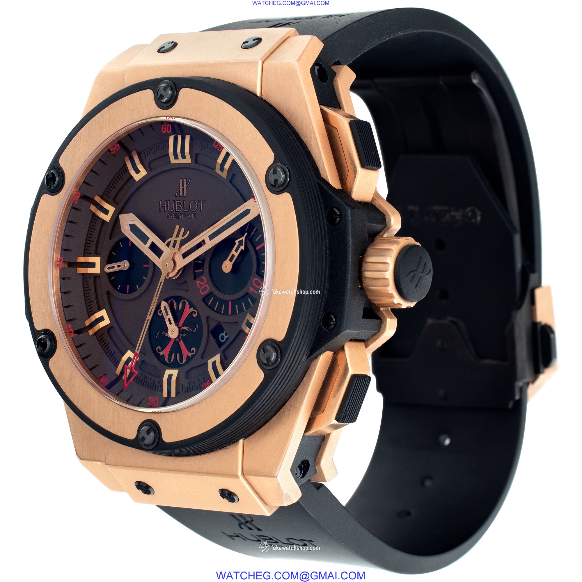 Hublot 703.OX.3113>HR.OPX12 King Power Arturo Fuente Automatic Male 18k rose gold & titanium 3