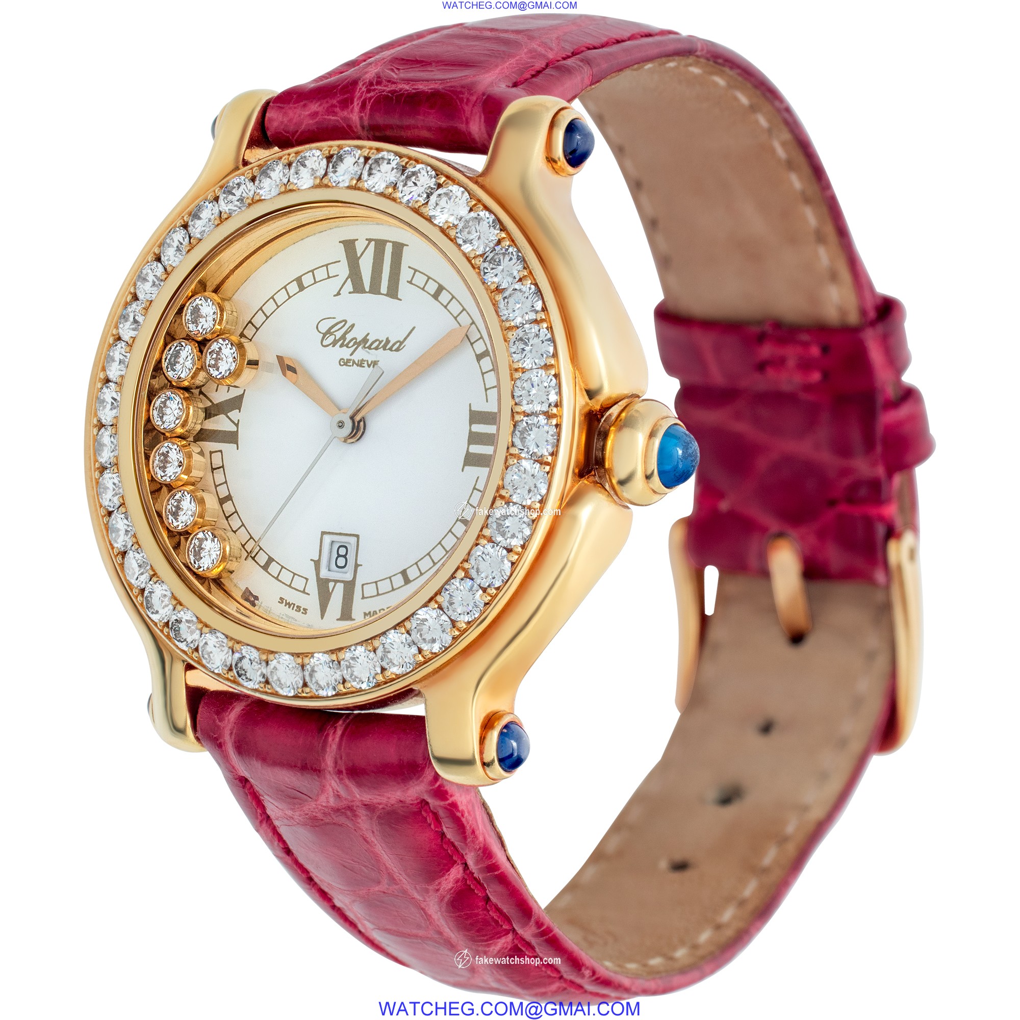 Chopard 27/6144-23/11 Happy Sport Quartz Female 18k yellow gold 3