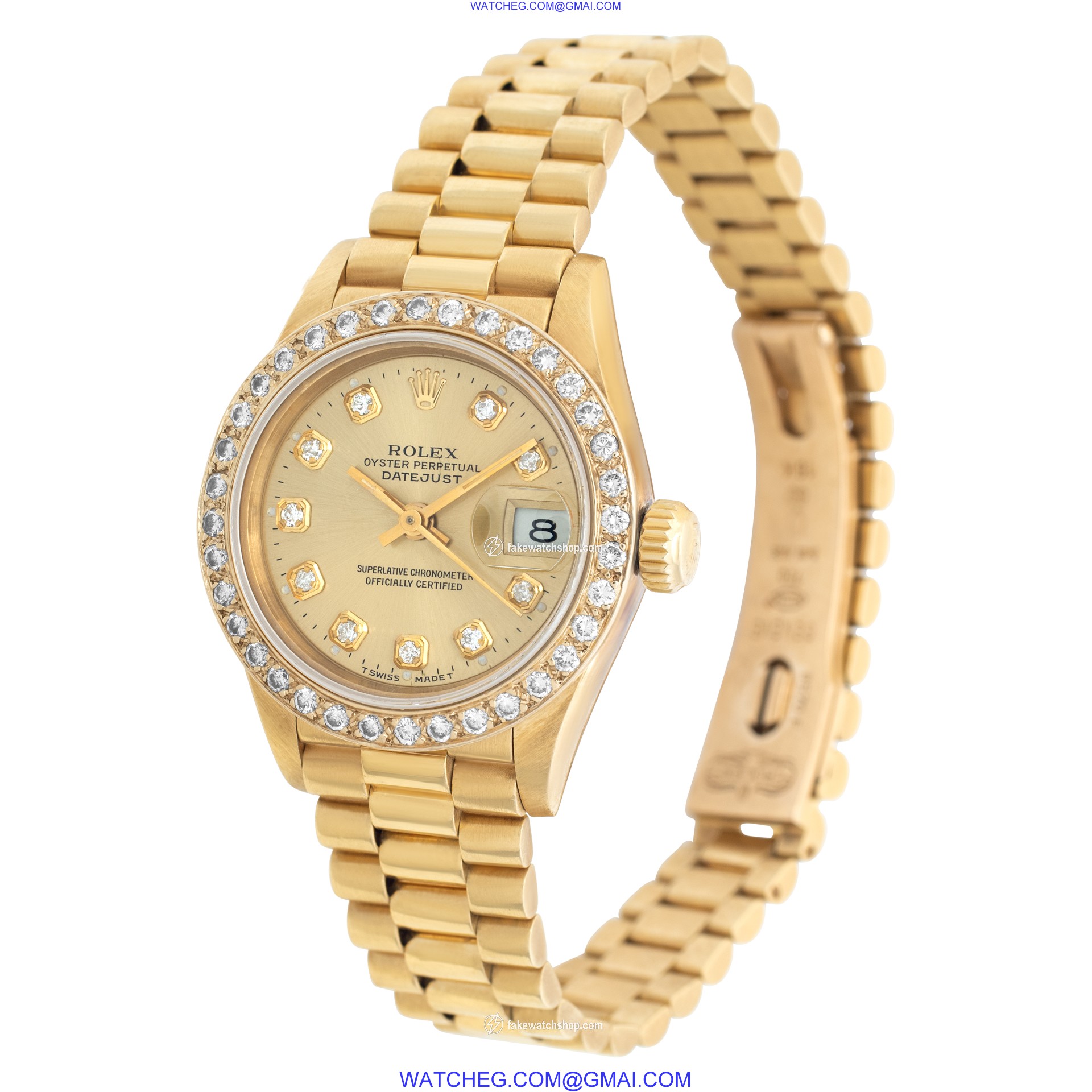 Rolex 69178 Datejust Automatic Female 18k yellow gold 3