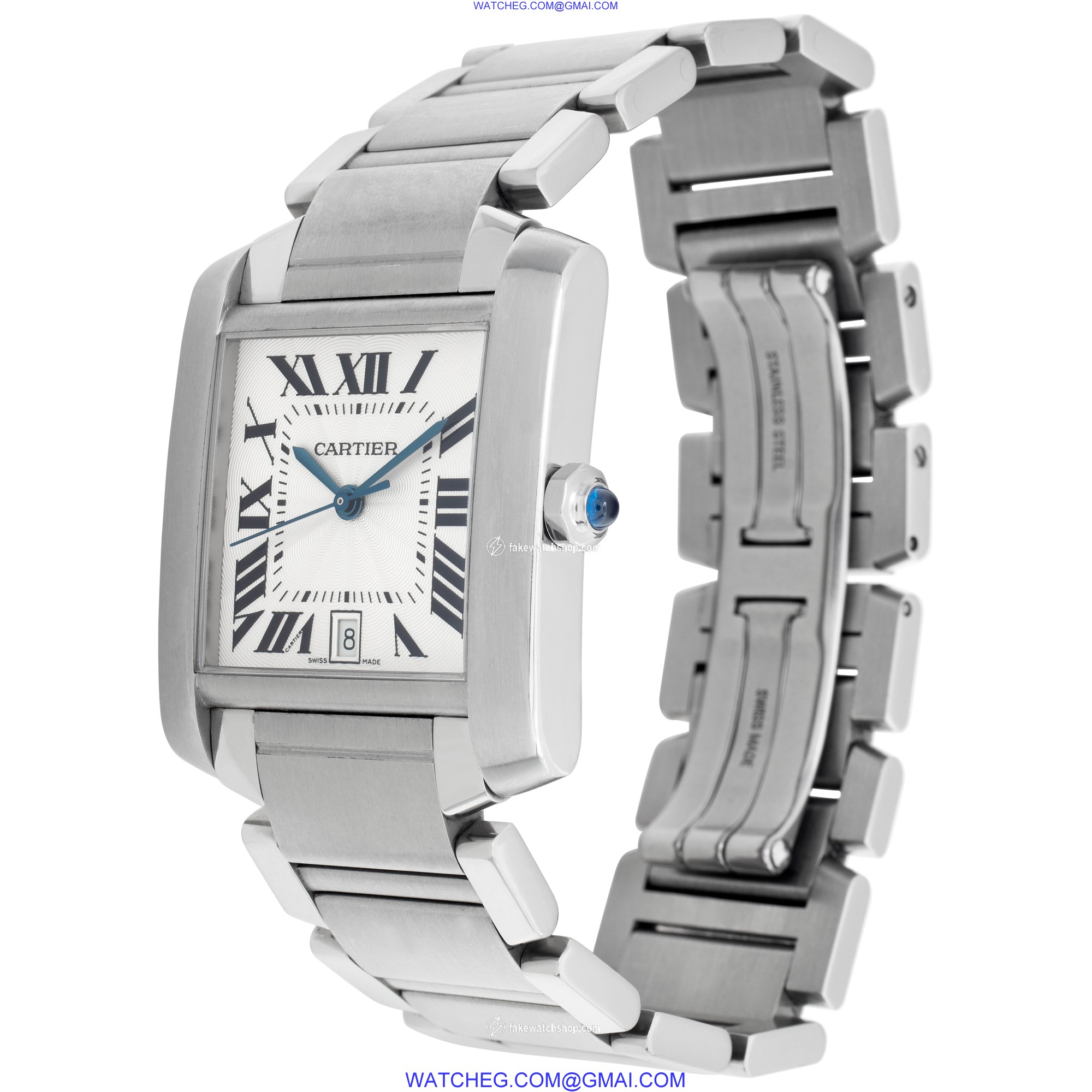 Cartier W51002Q3 Tank Francaise Automatic Male Stainless Steel 3