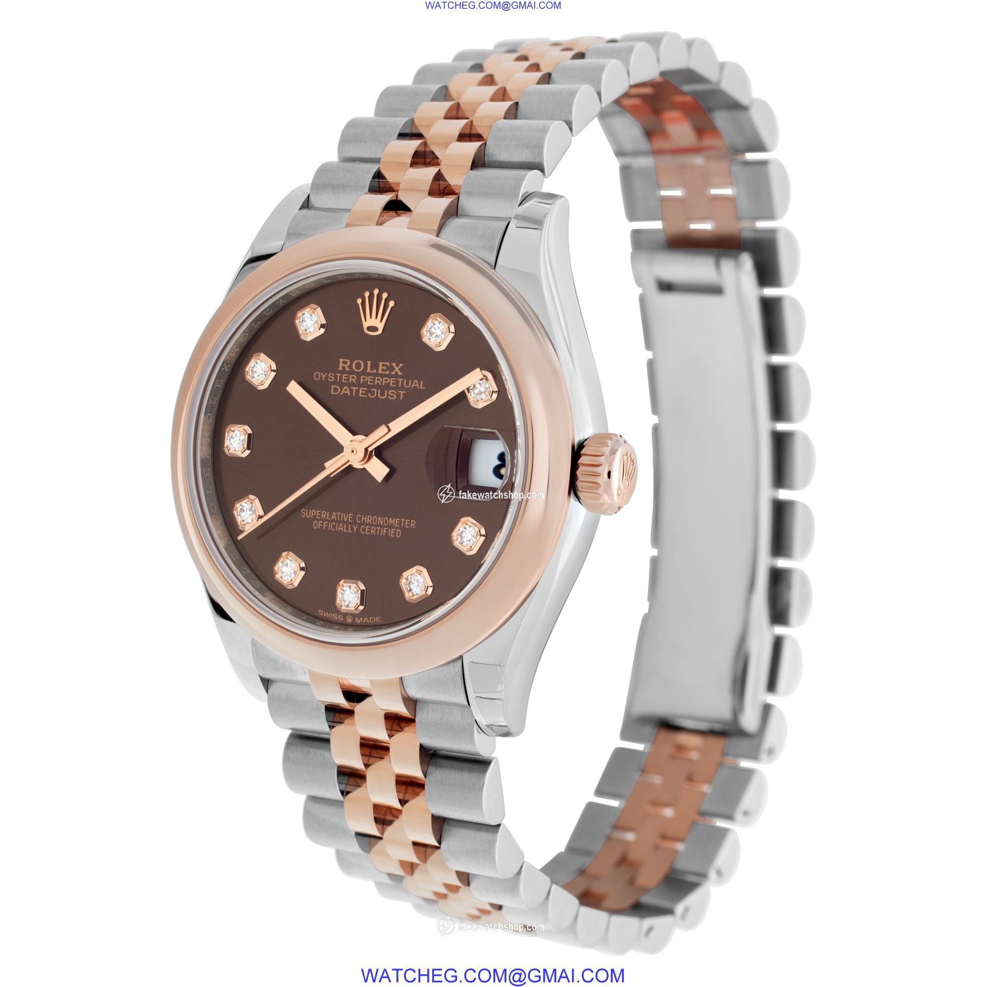 Rolex 278241 Datejust Automatic Female 18k rose gold & stainless steel 3