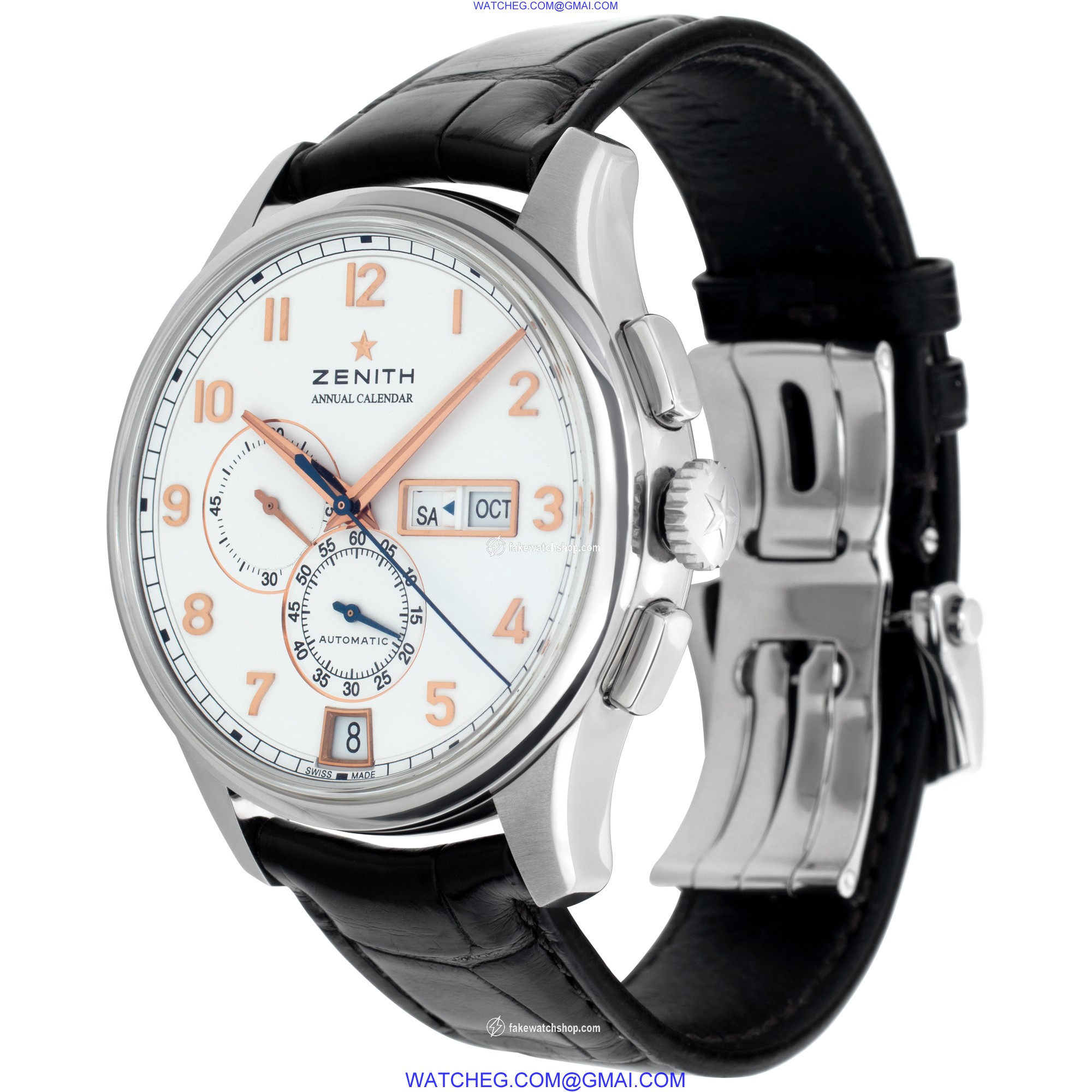 Zenith 03.2072.4054.01.c711 El Primero Automatic Male Stainless Steel 3