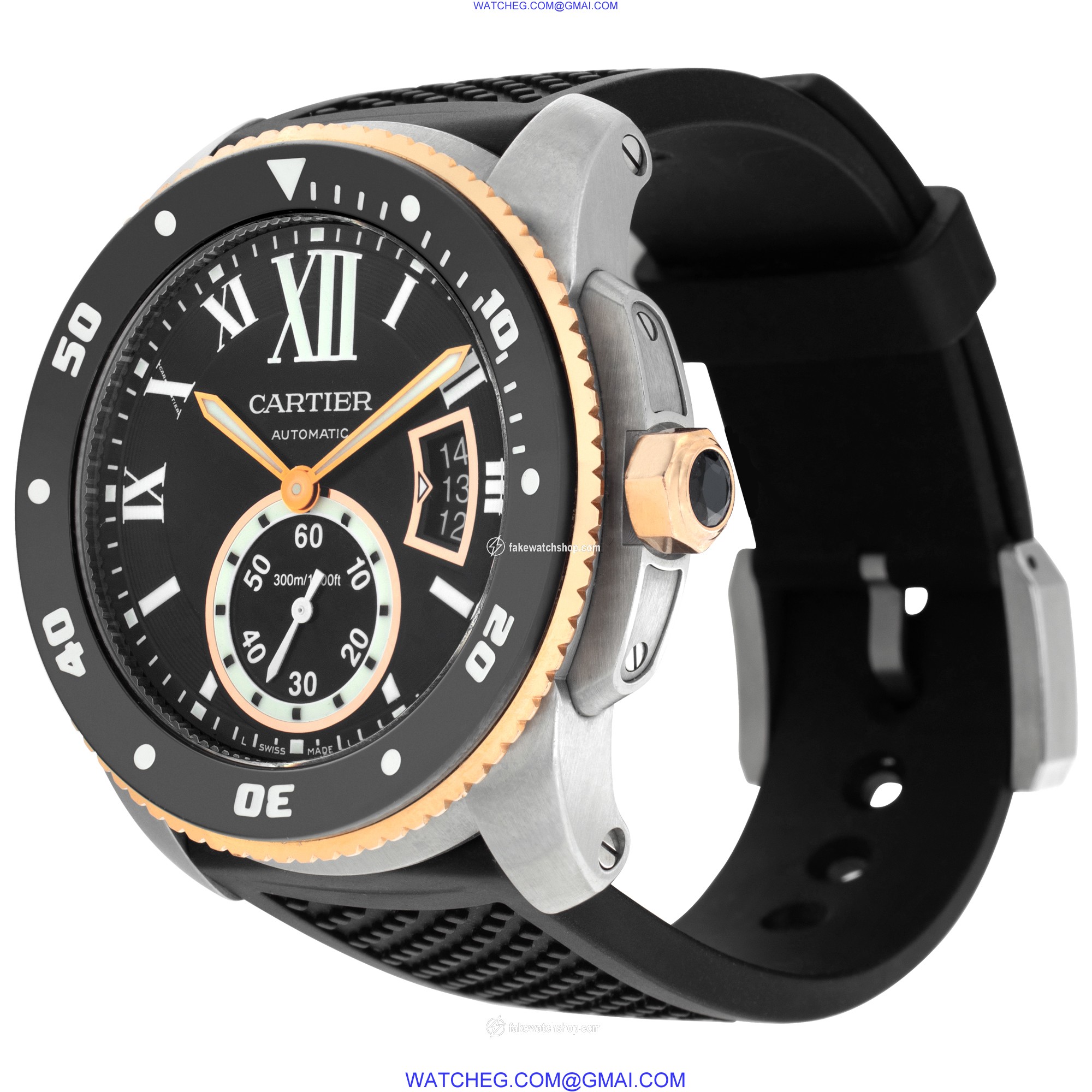 Cartier w7100055 Calibre Automatic Male Stainless Steel 3