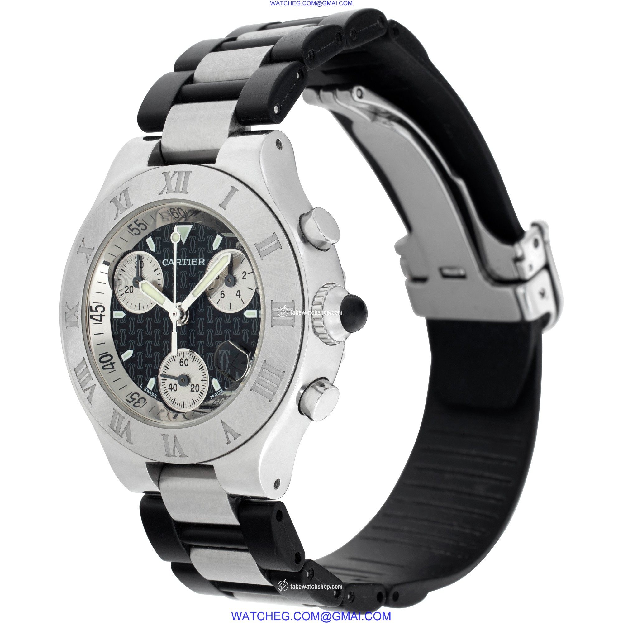 Cartier  W10198U2 Chronoscaph 21 Quartz Female Stainless Steel 3