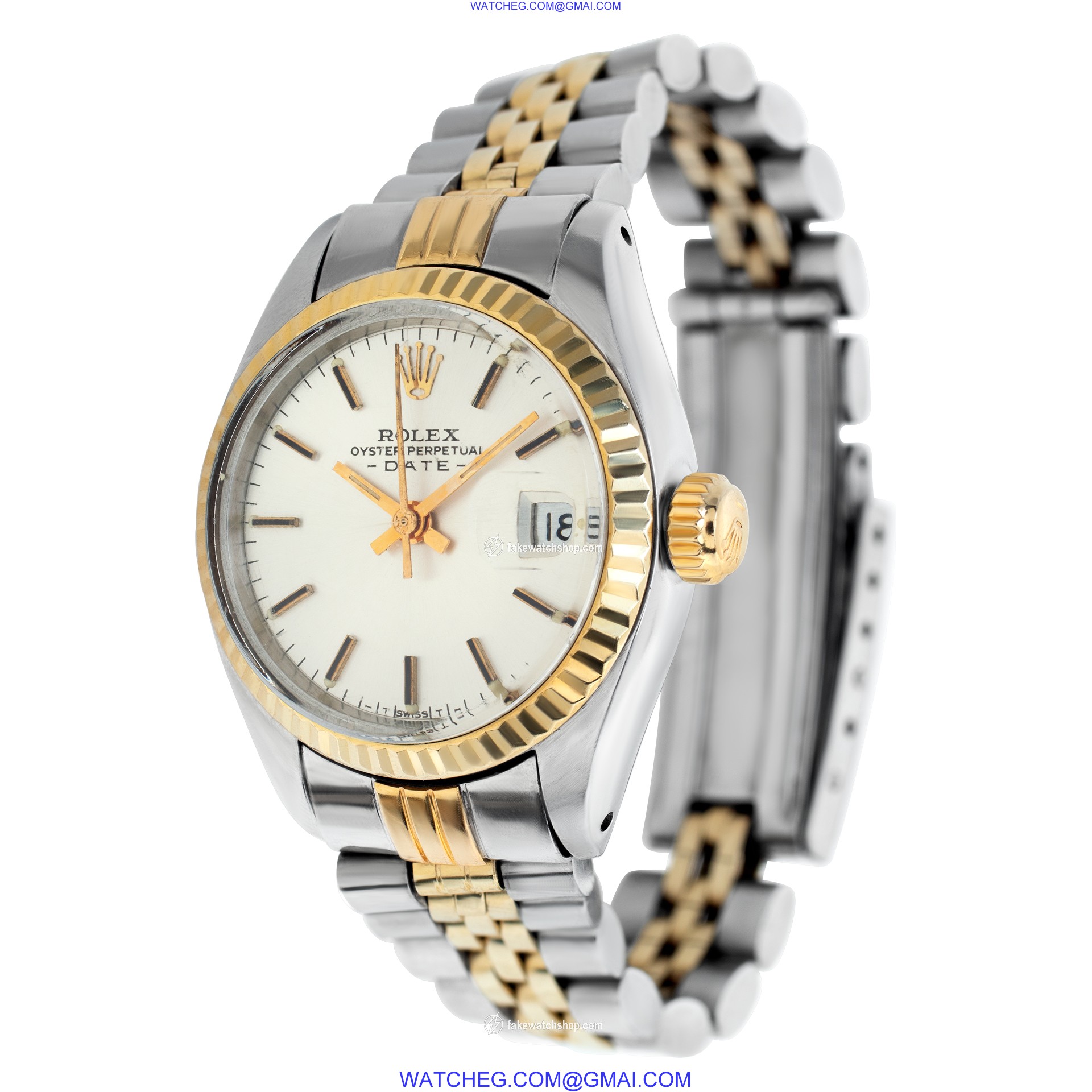 Rolex 6917 Date Automatic Female 14k gold & Stainless Steel 3