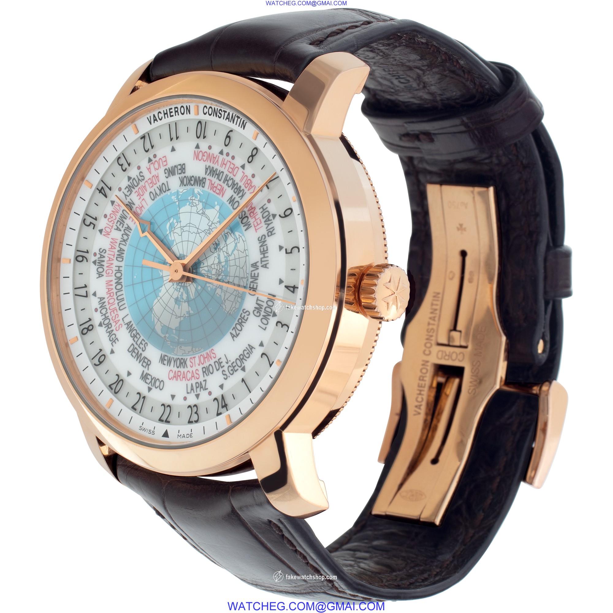 Vacheron Constantin 86060/000R World Time Automatic Male 18k rose gold 3