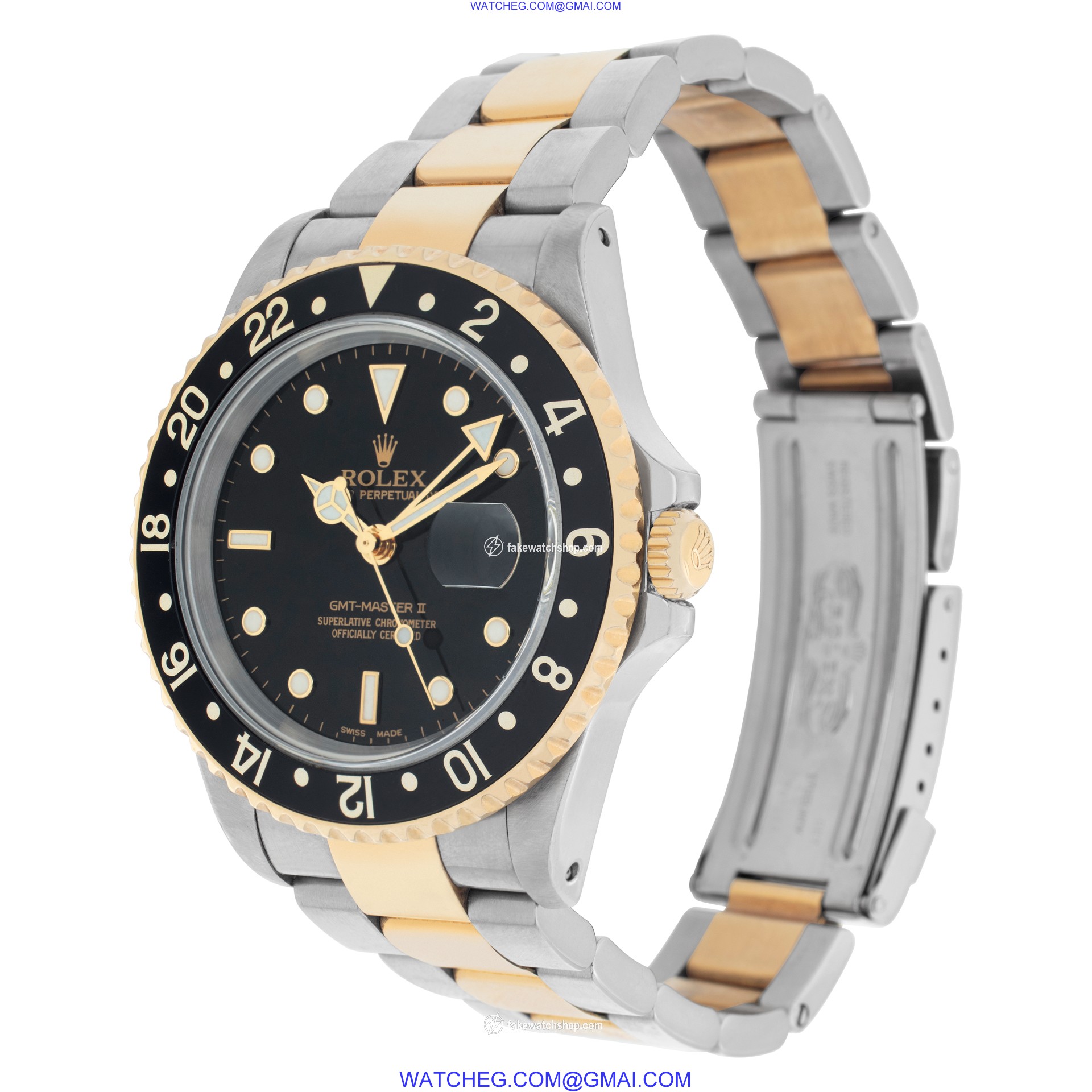 Rolex 16713 GMT-Master II Automatic Male 18k gold & Stainless Steel 3