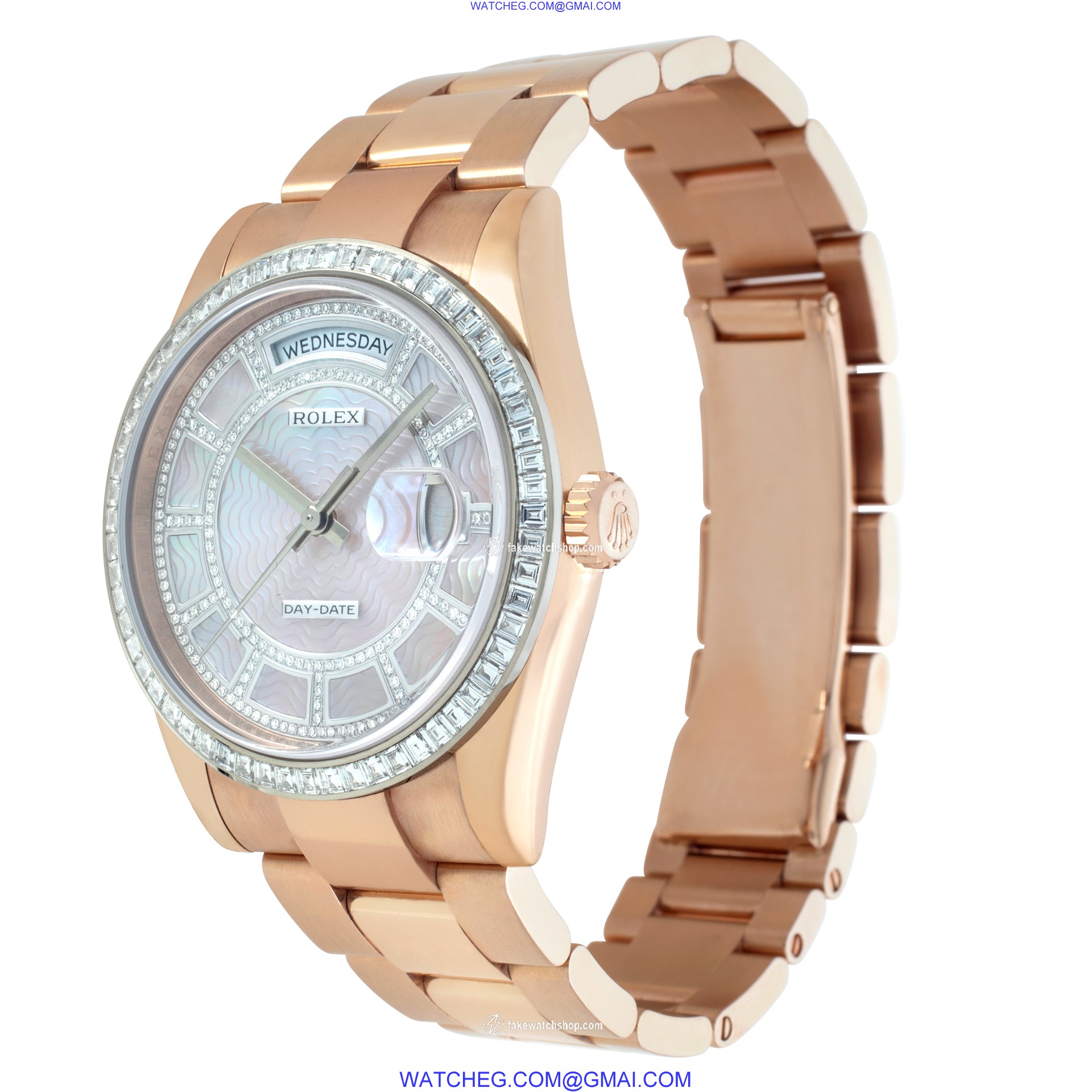 Rolex 118395BR Day-Date Automatic Unisex 18k rose gold 3