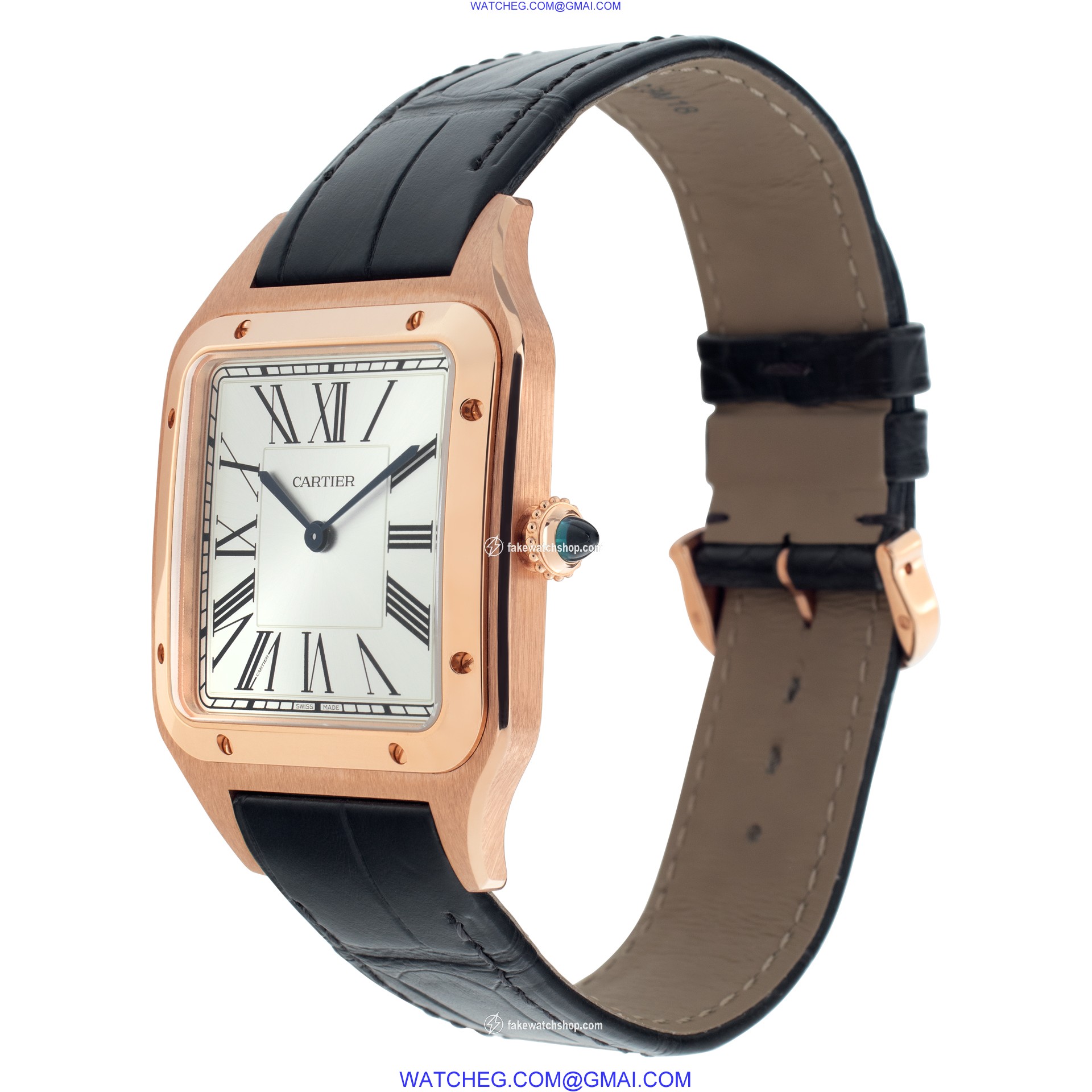 Cartier wgsa0032 Santos Dumont Manual Male 18k rose gold 3