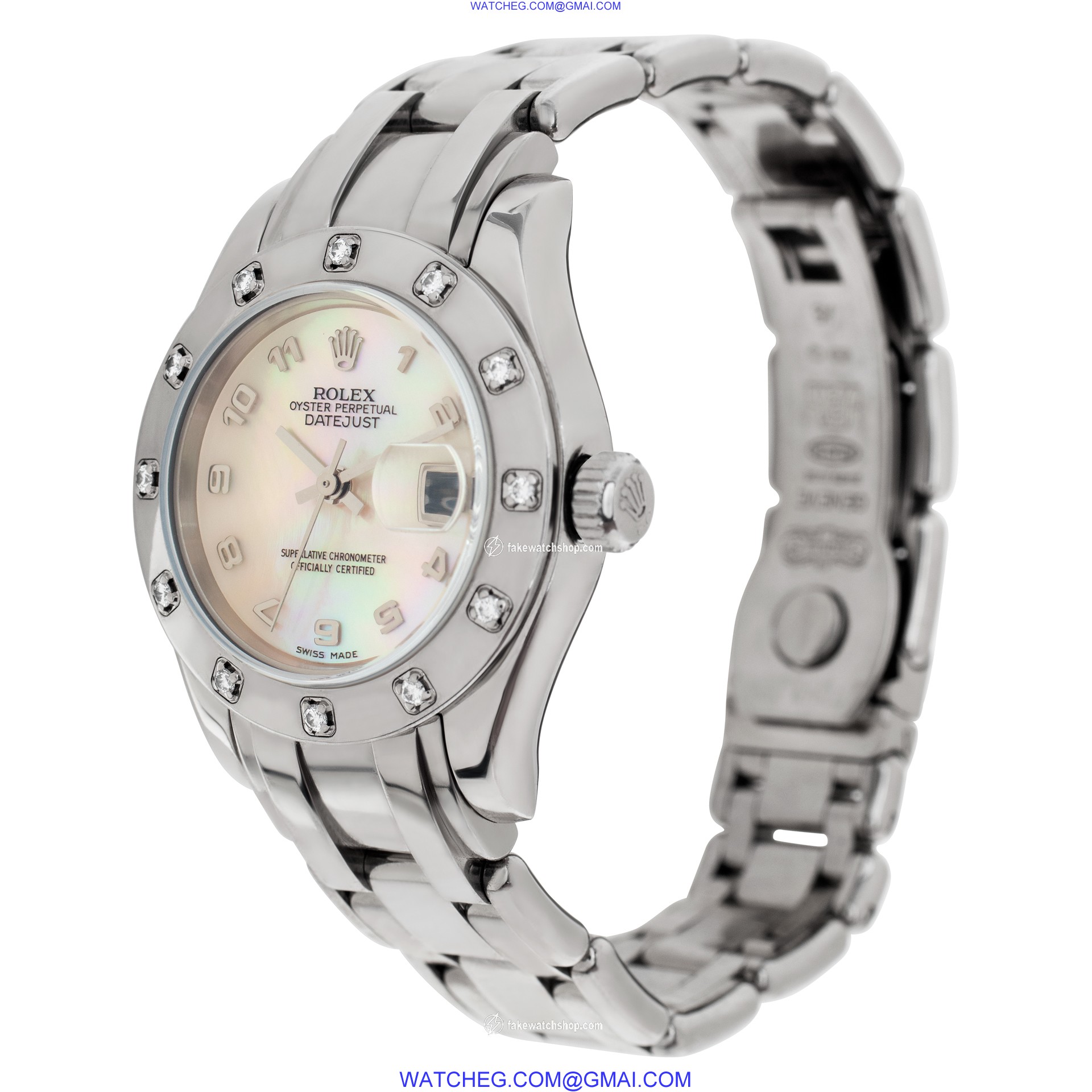 Rolex 80319 Pearlmaster Automatic Female 18k White Gold 3