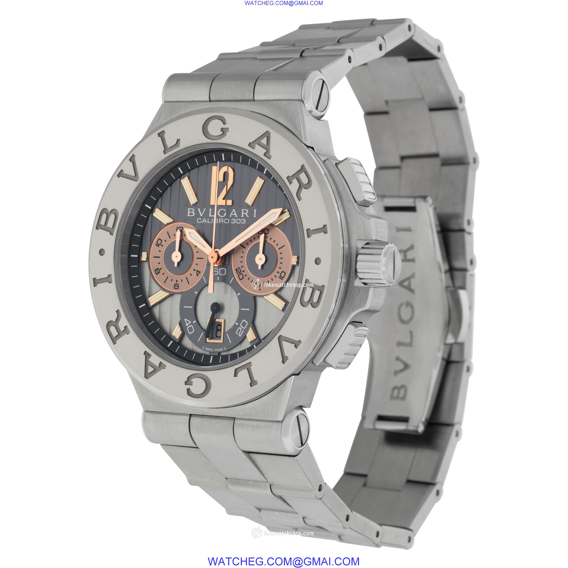 Bvlgari DG 42 SWG CH Diagono Automatic Male Stainless Steel 3