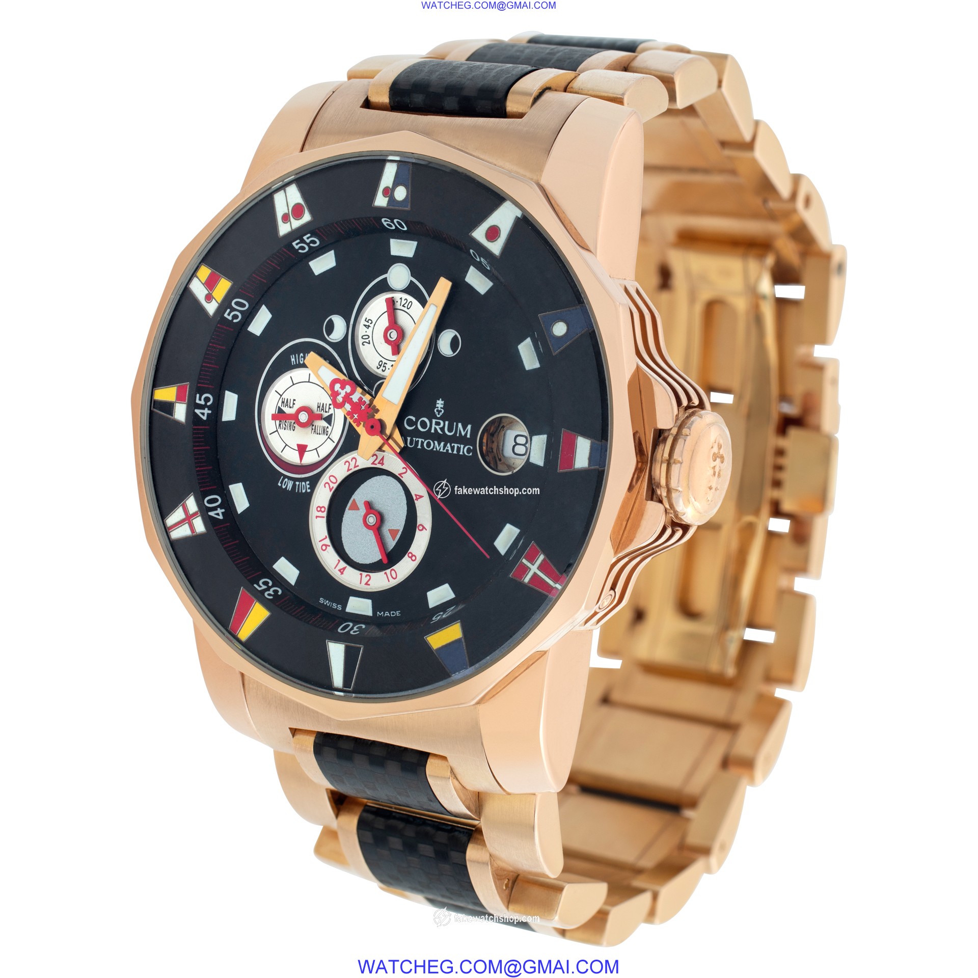 Corum 60223.01578 Admirals Cup Automatic Male 18K Rose gold & Carbon 3