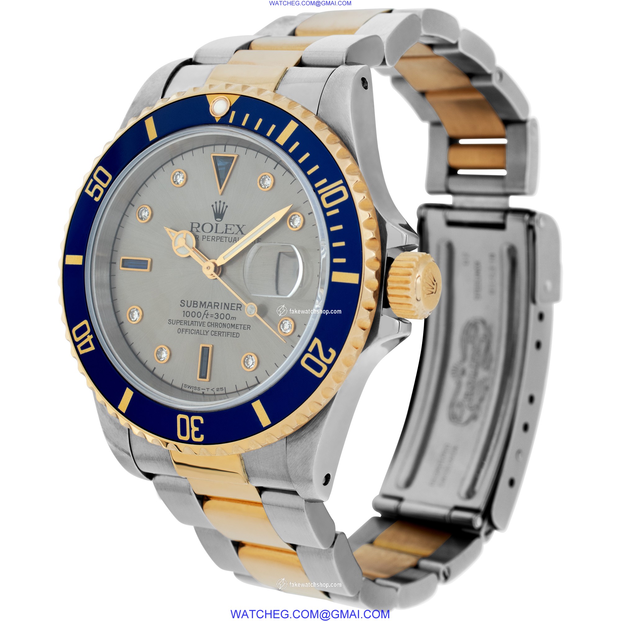 Rolex 16613 Submariner Automatic Unisex 18k gold & Stainless Steel 3