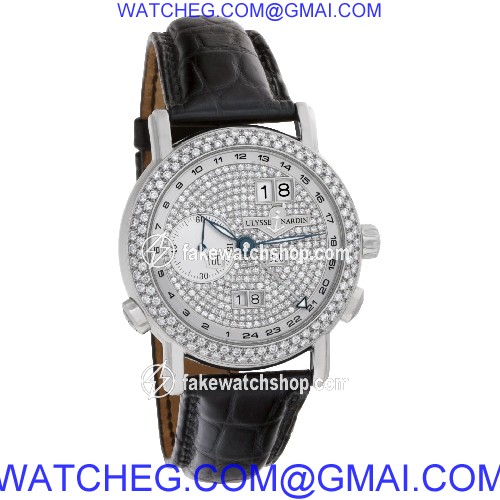 Ulysse Nardin 320-22 GMT-Master II Automatic Male 18k White Gold 4