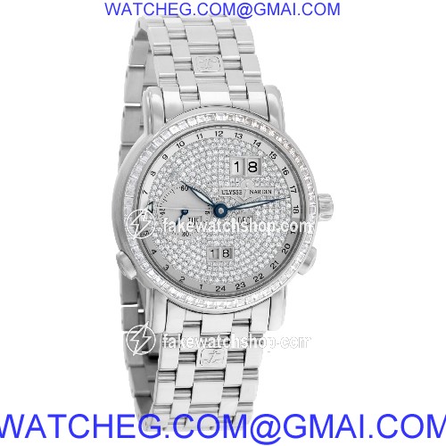 Ulysse Nardin 320-8 GMT-Master II Automatic Male 18k White Gold 4