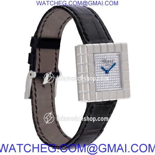 Chopard 127407-1003 Ice Cube Quartz Female 18k yellow gold 4