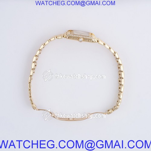 Cartier 1360.1 Tank Quartz Female 18k yellow gold 4