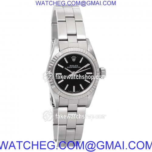 Rolex 67194 Oyster Perpetual Automatic Female Stainless Steel 4