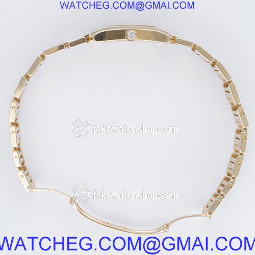 Cartier CRWE1001R8 Tank Francaise Quartz Unisex 18k yellow gold 4