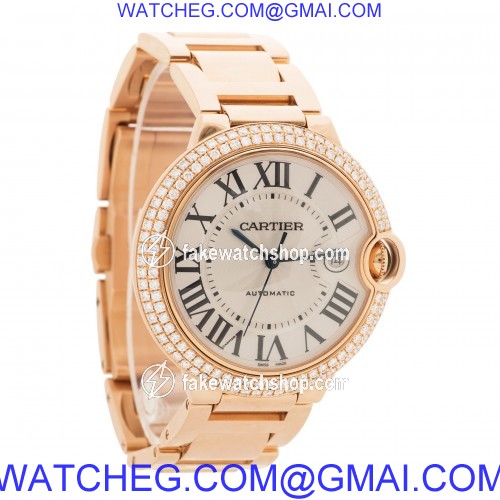 Cartier WE9008Z3 Ballon Bleu Automatic Male 18k rose gold 4