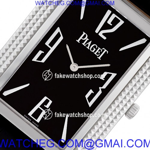 Piaget GOA30161 Black Tie Manual Male 18k White Gold 4