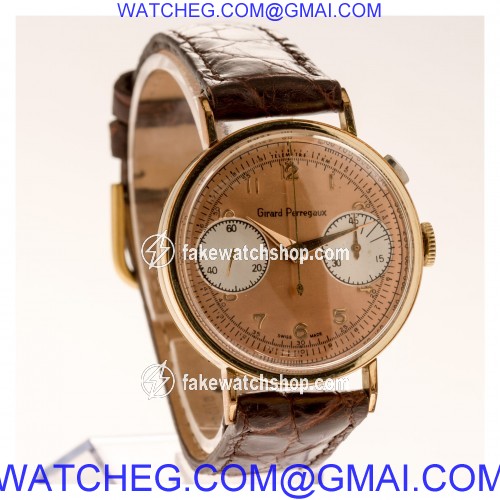 Girard Perregaux Vintage Chronograph Manual Male Gold Fill 4