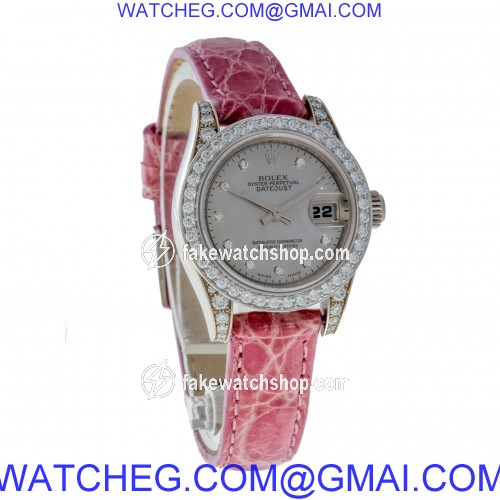 Rolex 179239 Datejust Automatic Female 18k White Gold 4