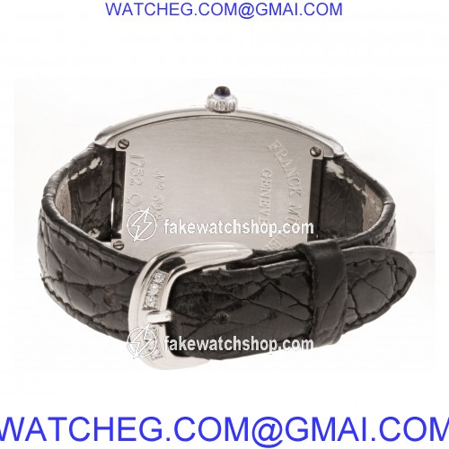 Franck Muller 1752 QZ D Curvex Quartz Female 18k White Gold 4