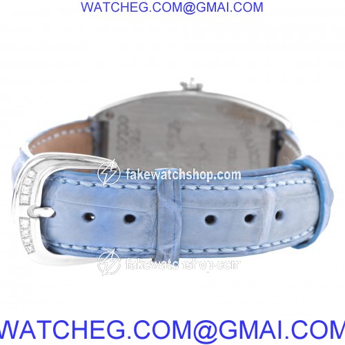 Franck Muller 7502 QZD Color Dreams Quartz Female 18k White Gold 4
