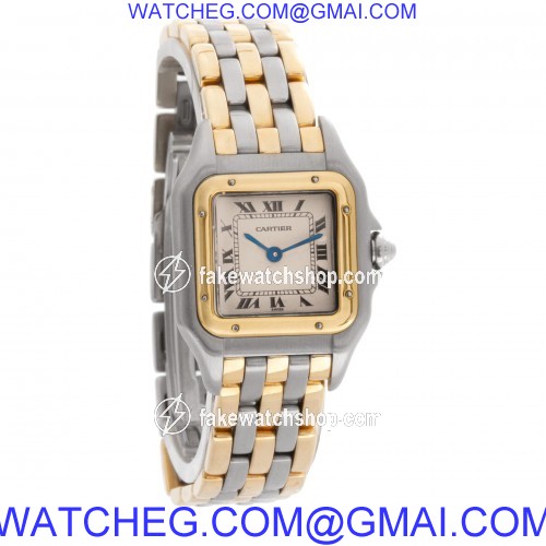 Cartier W25028B Panthere Quartz Female Stainless Steel 4