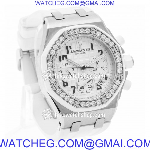 Audemars Piguet 26048SK.ZZ.D010CA.01 Royal Oak Offshore Automatic Female Stainless Steel 4
