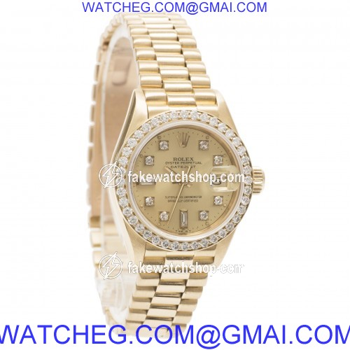 Rolex 69178 Datejust Automatic Female 18k yellow gold 4