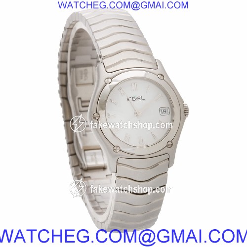 Ebel 9087F21 Classic Wave Quartz Female Stainless Steel 4