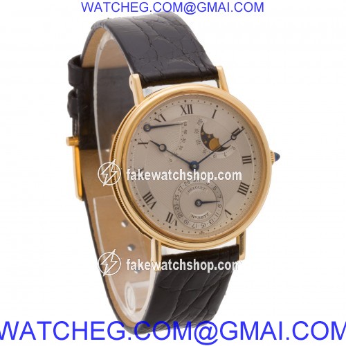 Breguet 3130 Power Reserve Manual Male 18k yellow gold 4