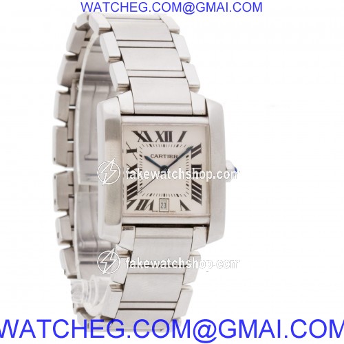 Cartier W51002Q3 Tank Francaise Automatic Male Stainless Steel 4