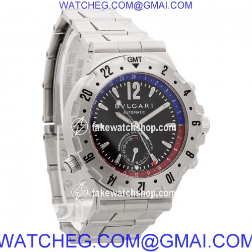 Bvlgari GMT 40 S Diagono Automatic Male Stainless Steel 4