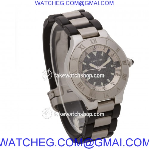 Cartier W10147U2 Autoscaph Automatic Male Stainless Steel 4