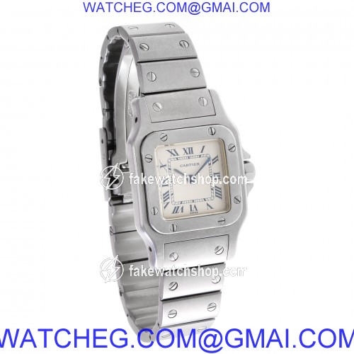 Cartier W20056D6 Santos Quartz Female Stainless Steel 4