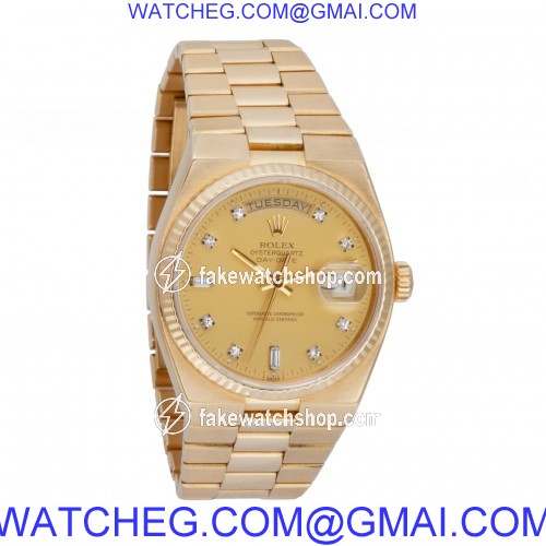 Rolex 19018 Day-Date Quartz Male 18k yellow gold 4