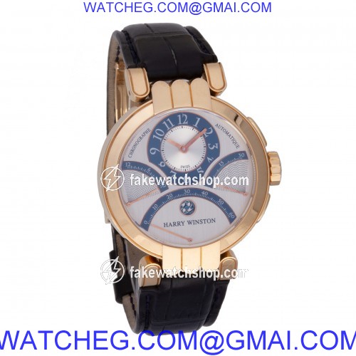 Harry Winston PREACT39RR002 Premiere Automatic Male 18k rose gold 4