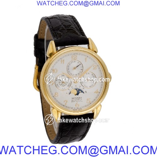 Movado 40.B3.881 Perpetual Calendar Automatic Male 18k yellow gold 4
