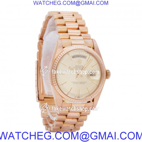 Rolex 1803 Day-Date Automatic Male 18k rose gold 4